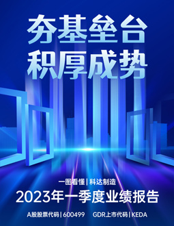 9159金沙游戏场制造2023年一季报